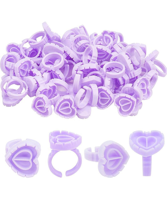 Purple Glue Rings